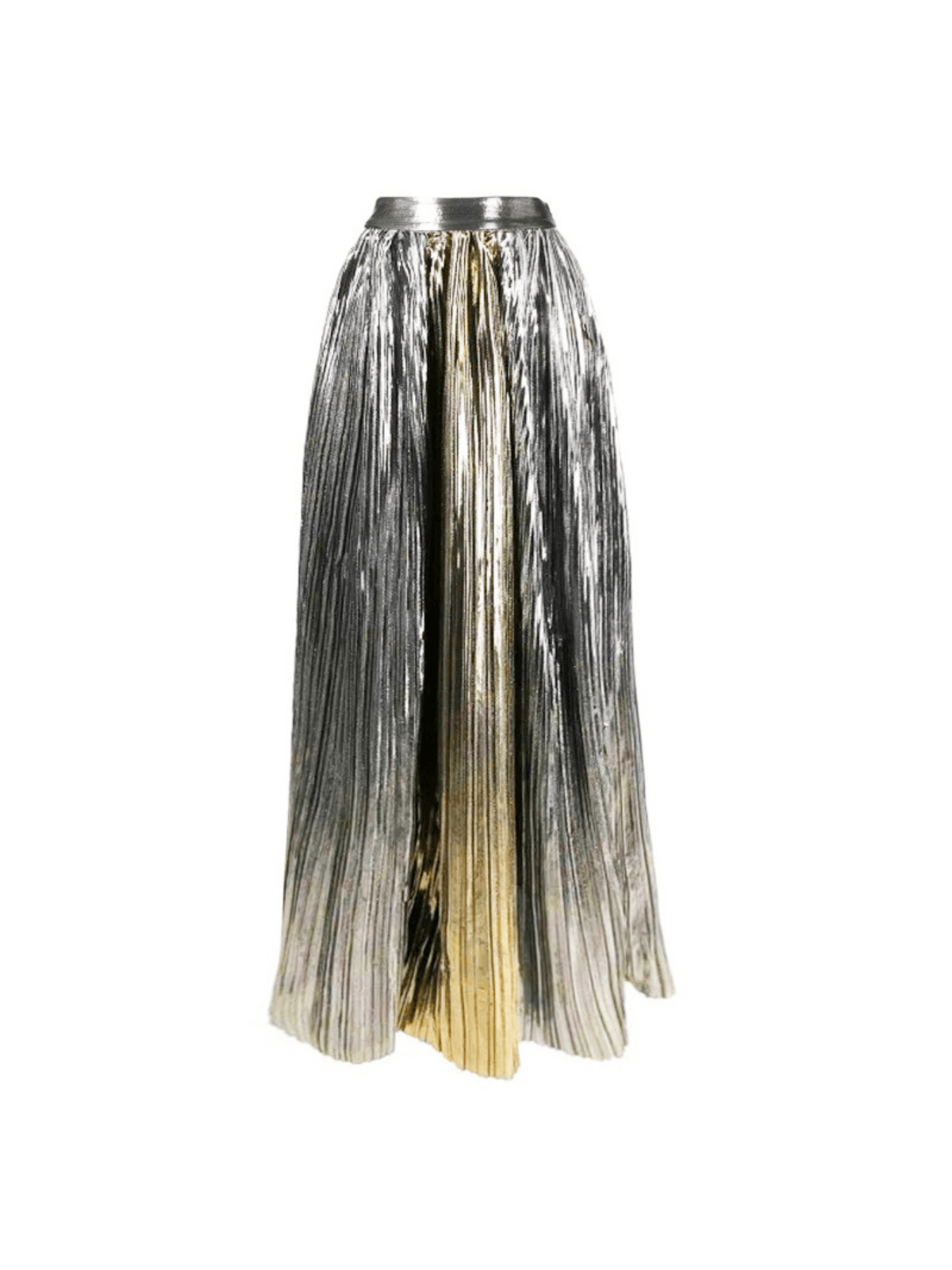 Hezekiah Twisted Swimwear Two Piece Set in metallic silver, perfect for stylish summer beachwear and poolside relaxation.