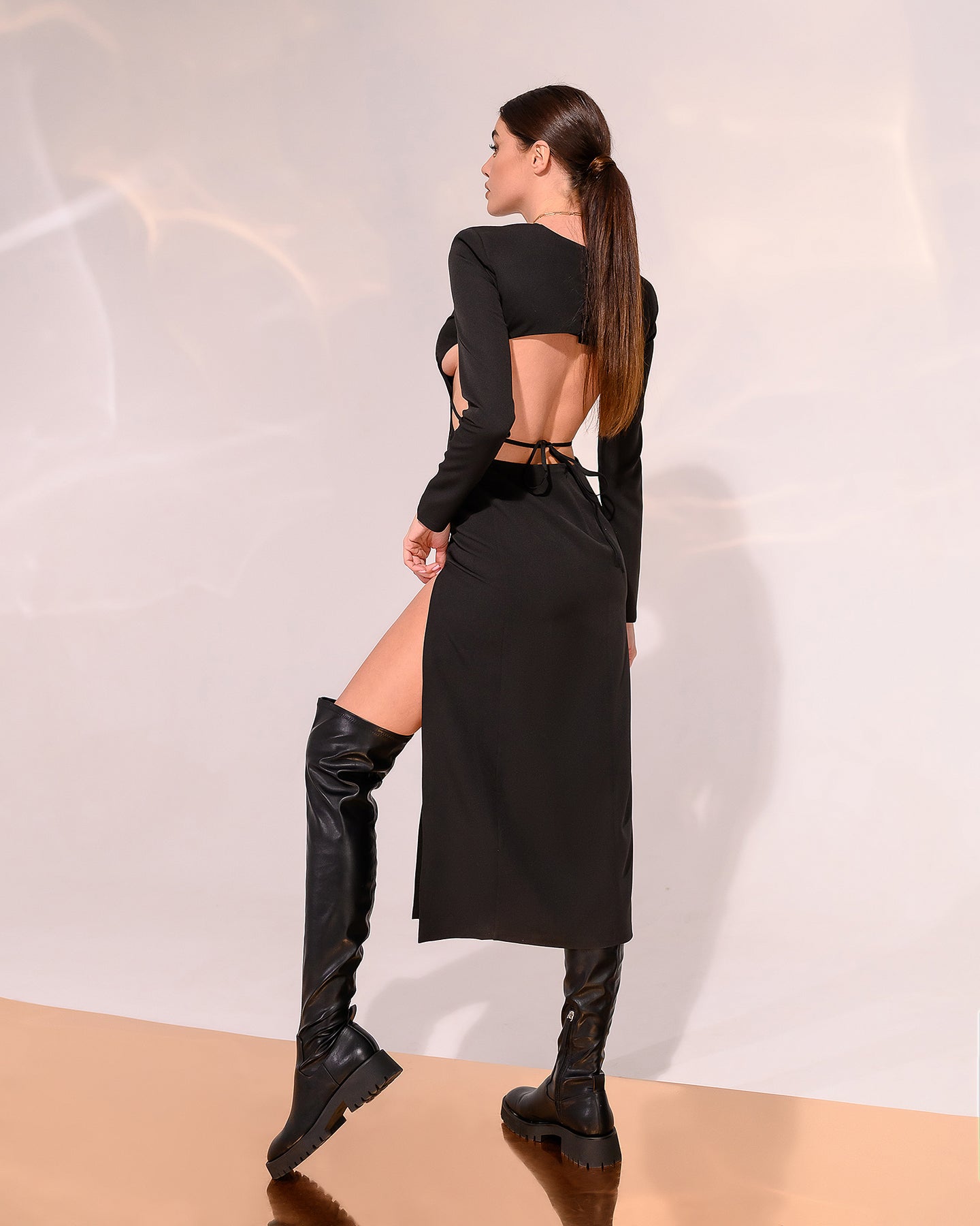 Guest High Split Long Dress