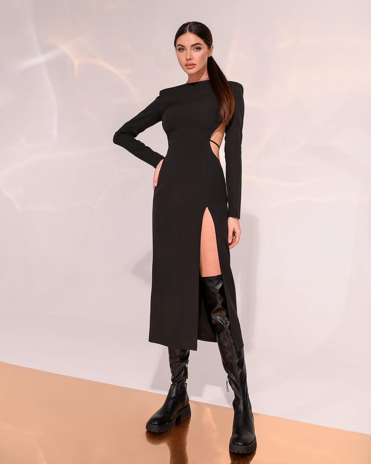 Guest High Split Long Dress