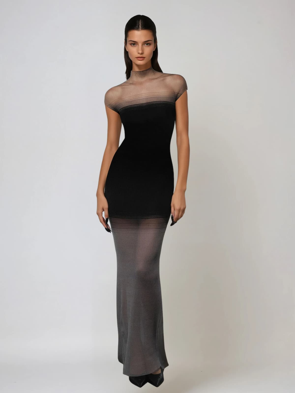 Ithar Ombre Knitted Maxi Dress