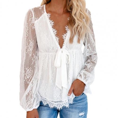 Elena - Elegant Lace Blouse