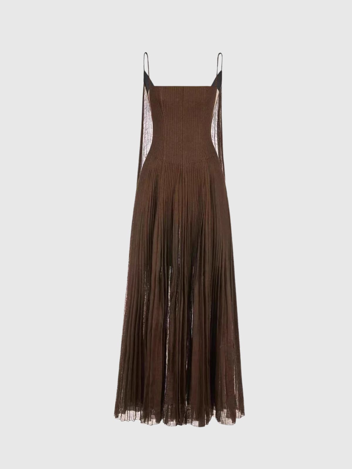 Kabira Spaghetti Pleat Maxi Dress