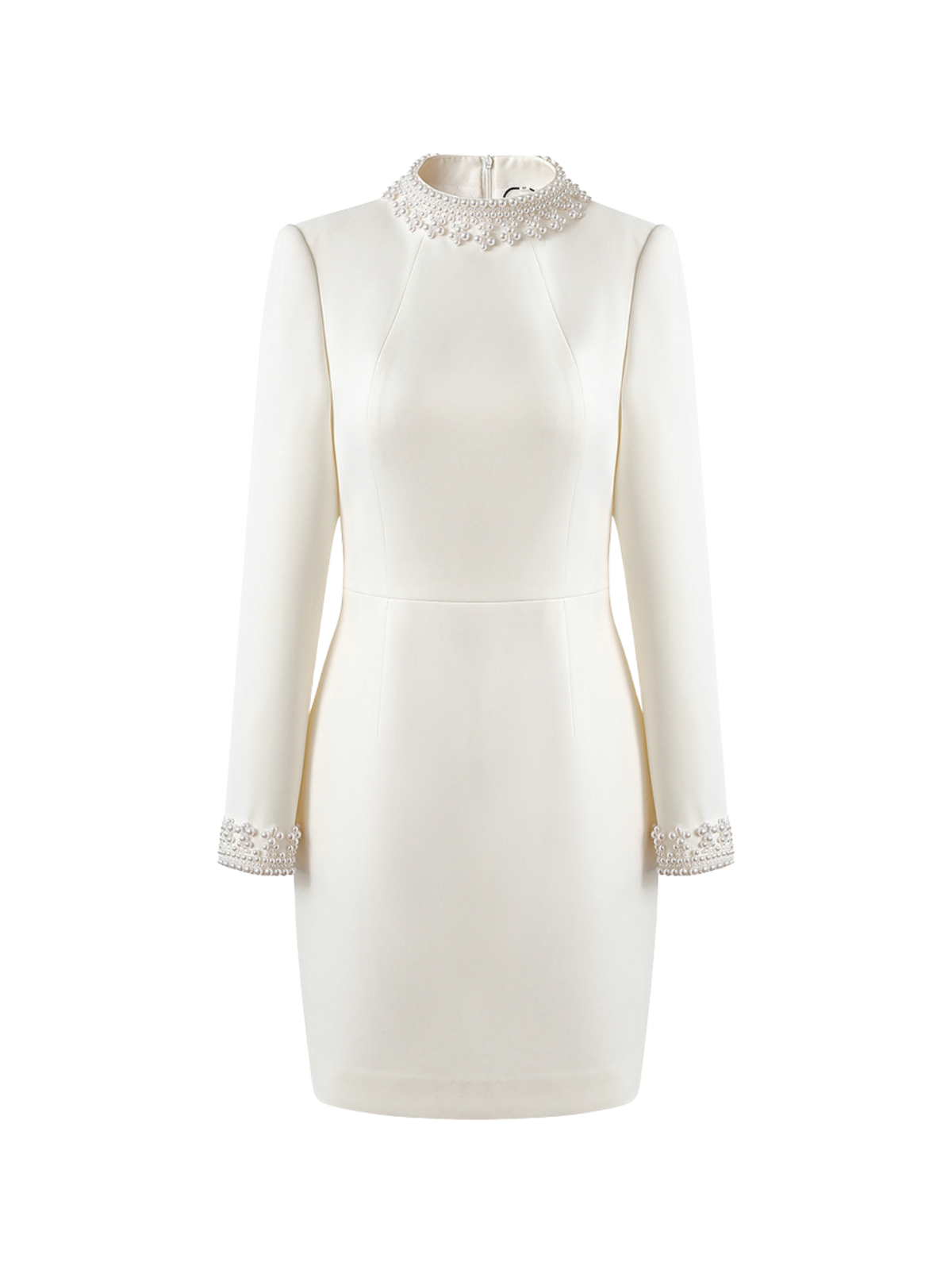Kaimana Long Sleeve Pearl Mini Dress