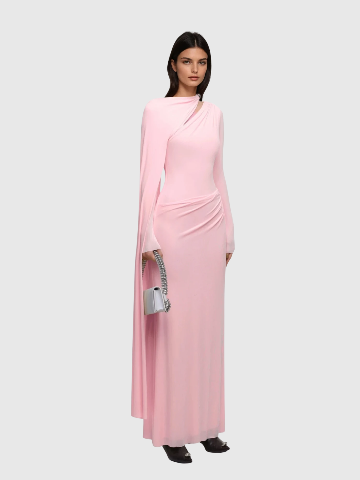 Karida Asymmetric Cutout Maxi Dress