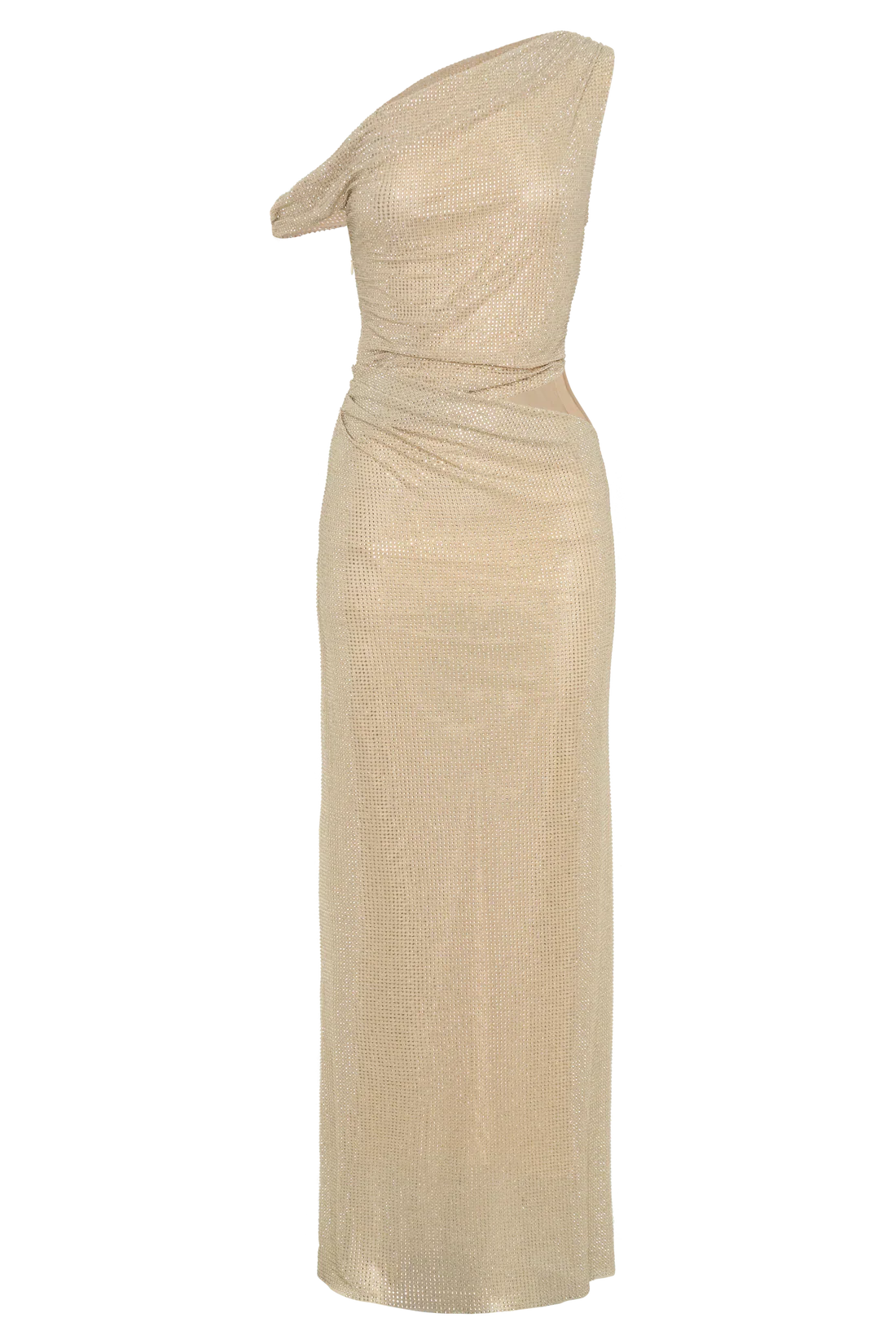 ALLURE SPARKLE CUTOUT MAXI WEDDING DRESS