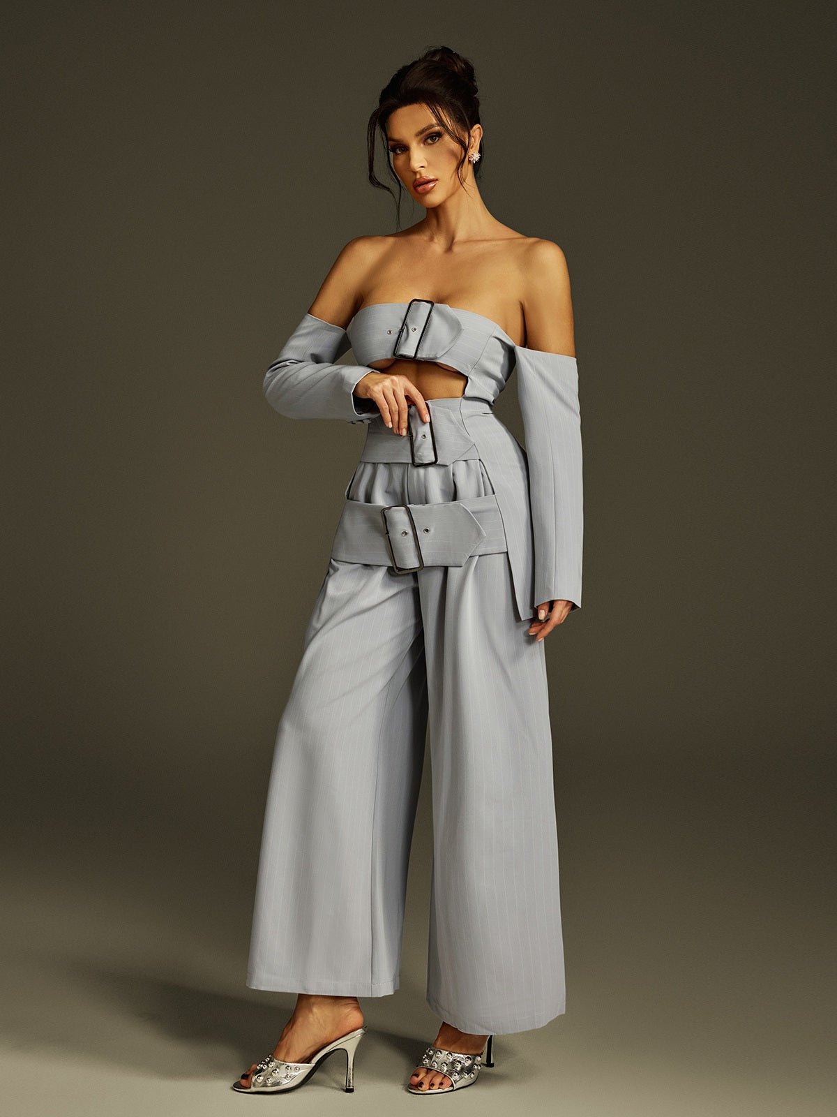 Lassie Deconstruct Cutout Pants Set