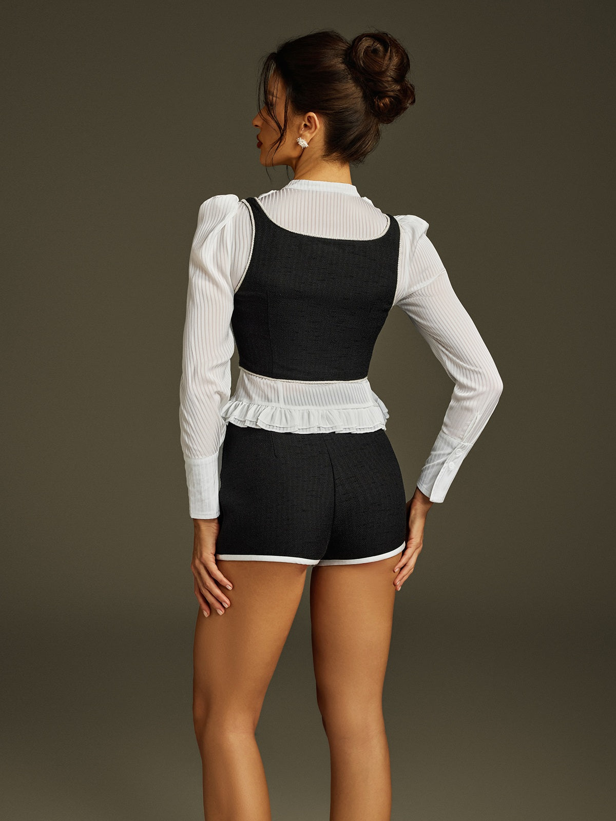 Lathrop Ruffle Shorts Set