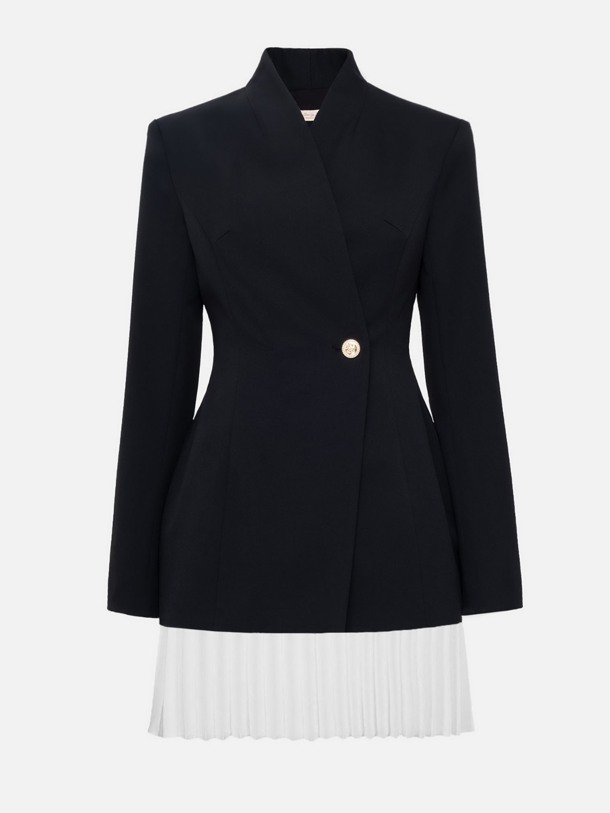 Linux Pleated Blazer Mini Dress