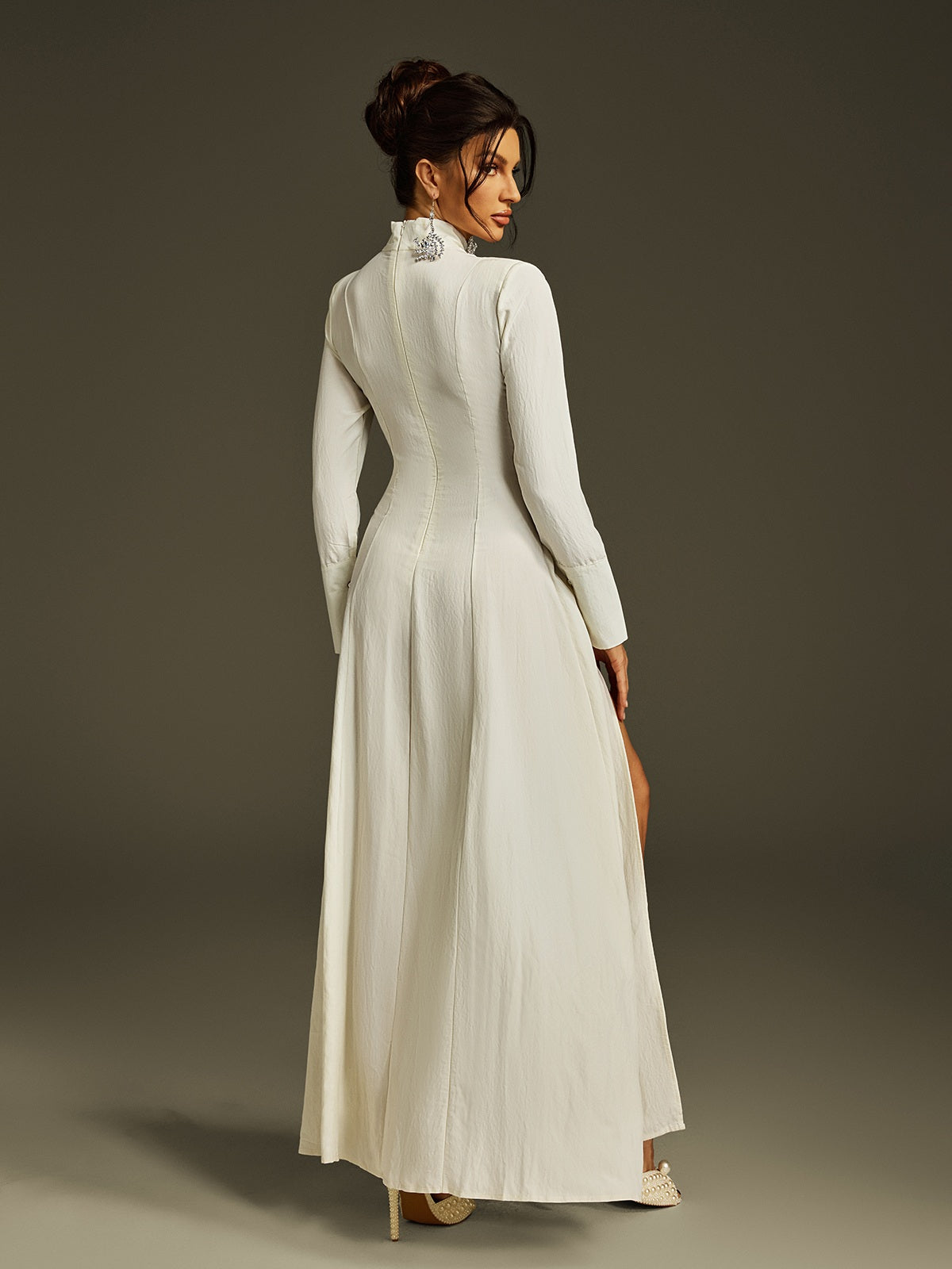 Litany High Neck Split Maxi Dress