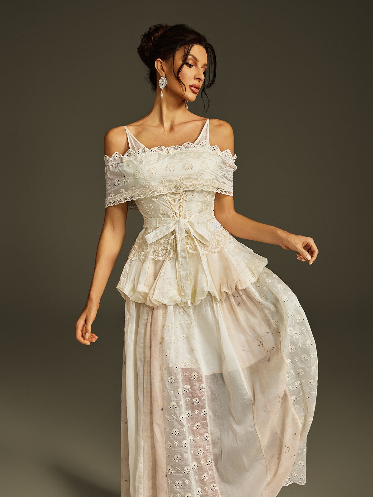 Livandra Flower Skirt Set