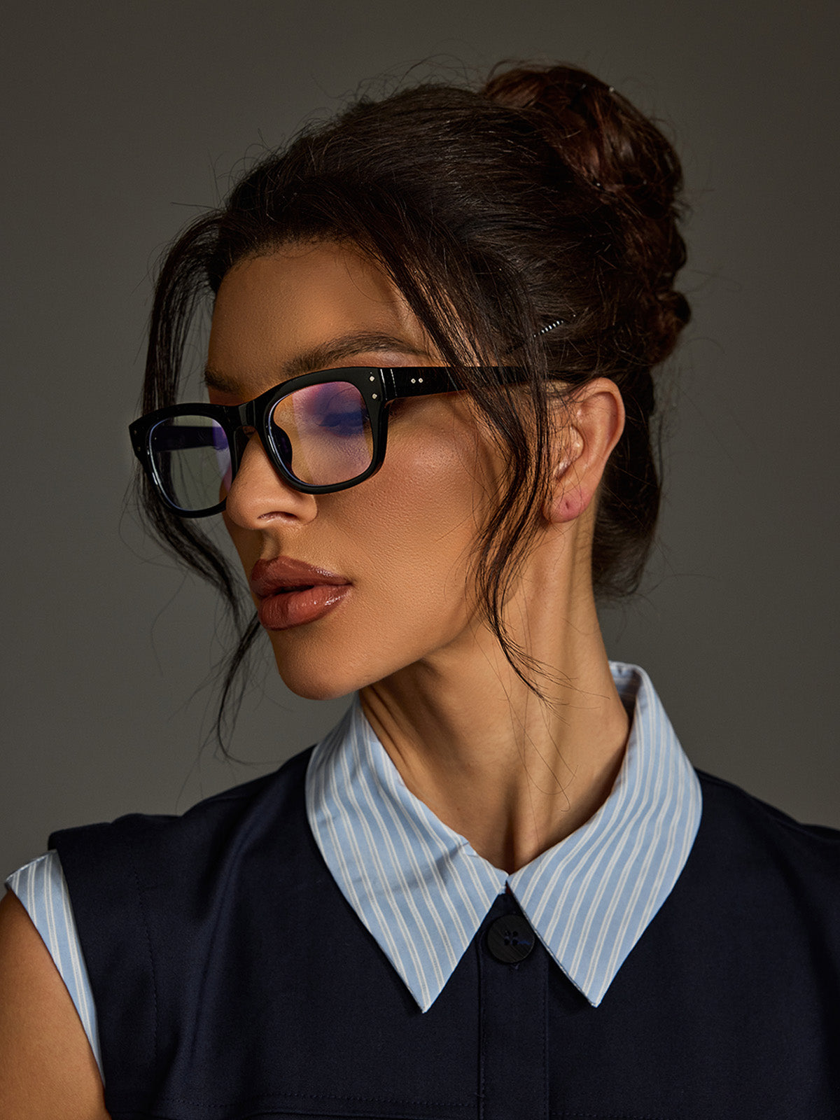Lolotea Black Frame Glasses