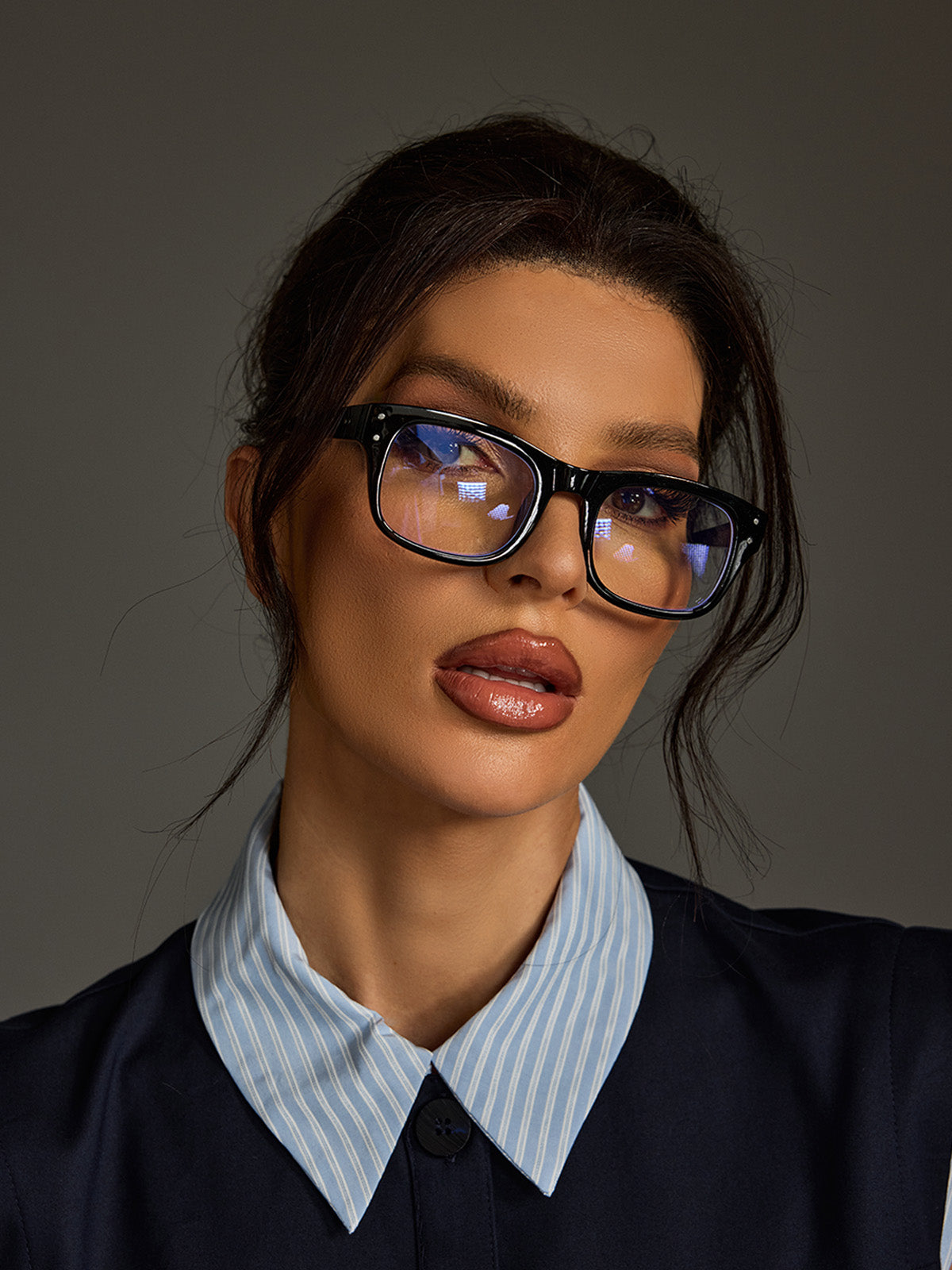 Lolotea Black Frame Glasses