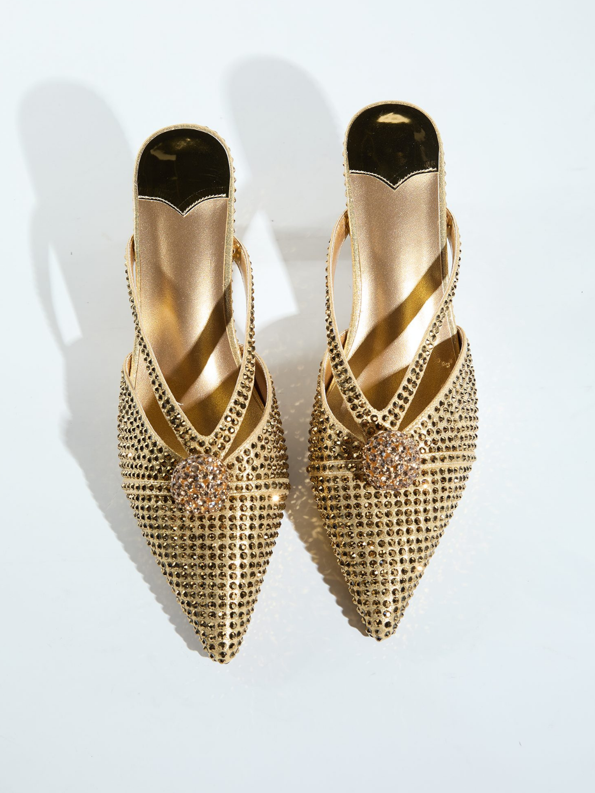 Loquail Rhinestone Heels