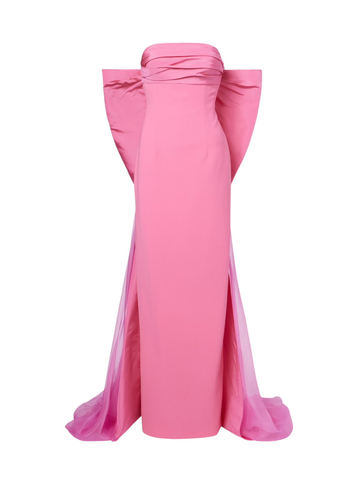 Loria Strapless Ruched Maxi Dress