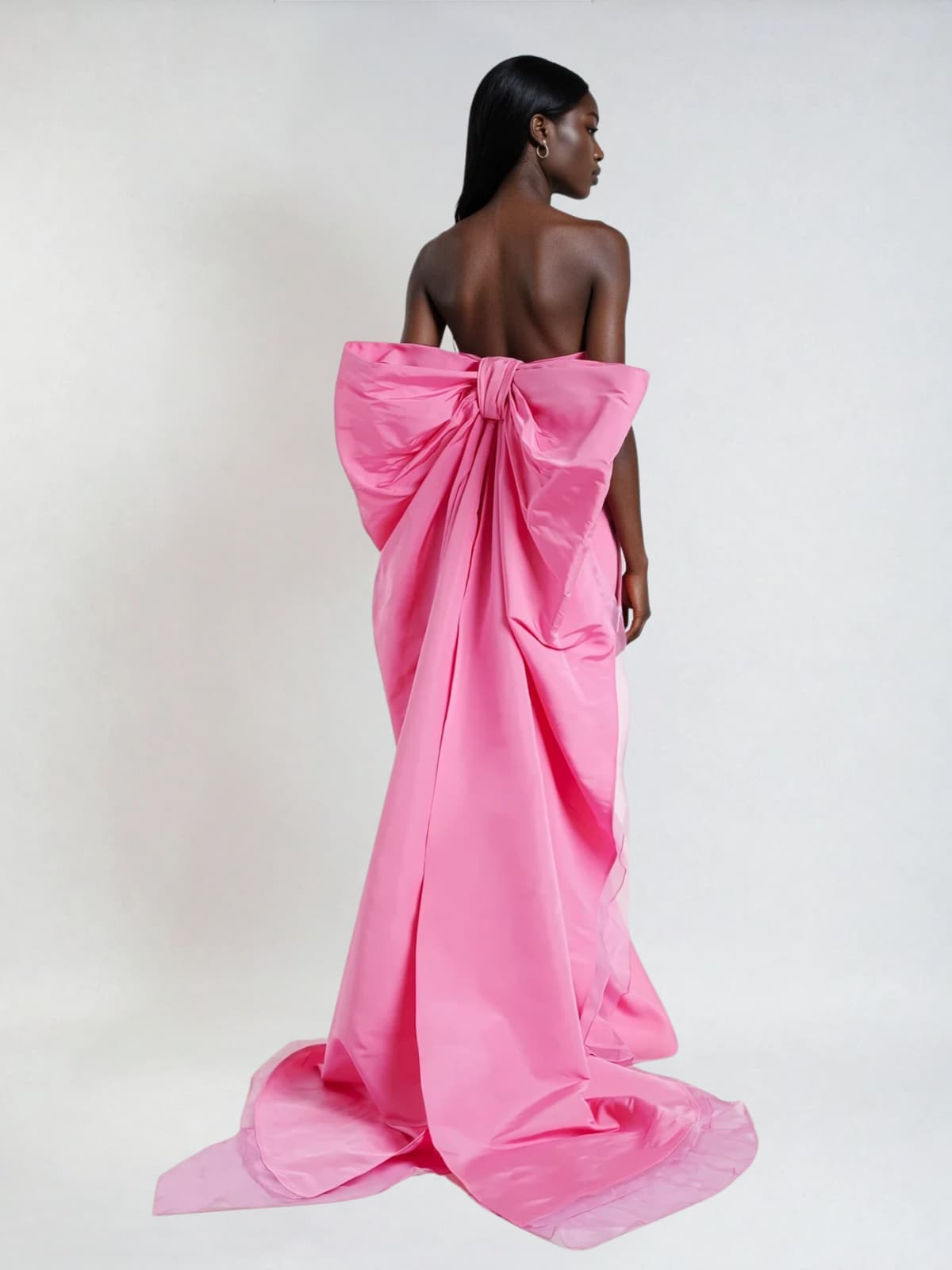 Loria Strapless Ruched Maxi Dress