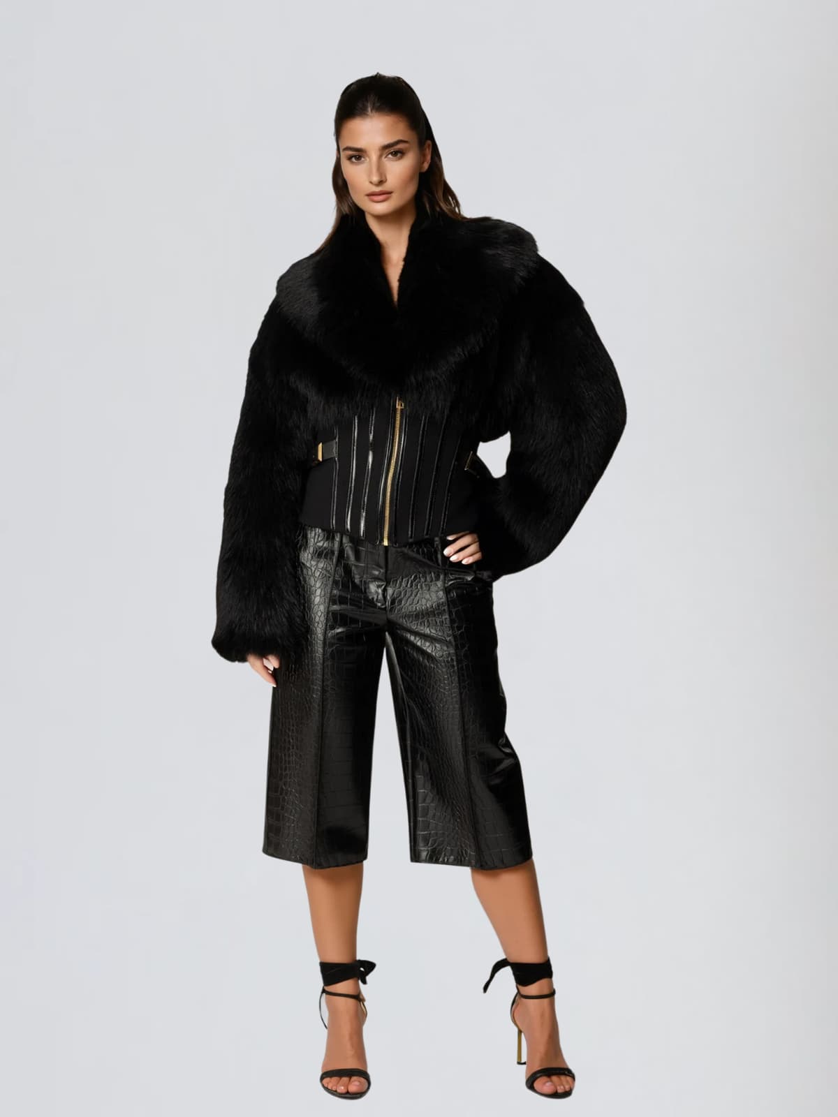 Lorin Faux Fur Jacket
