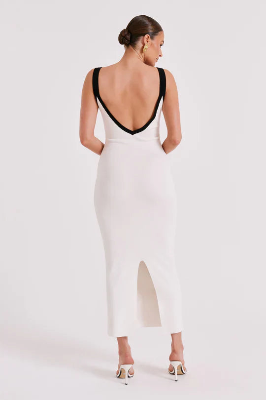 Vacy Knitted Split Dress