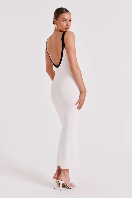 Vacy Knitted Split Dress