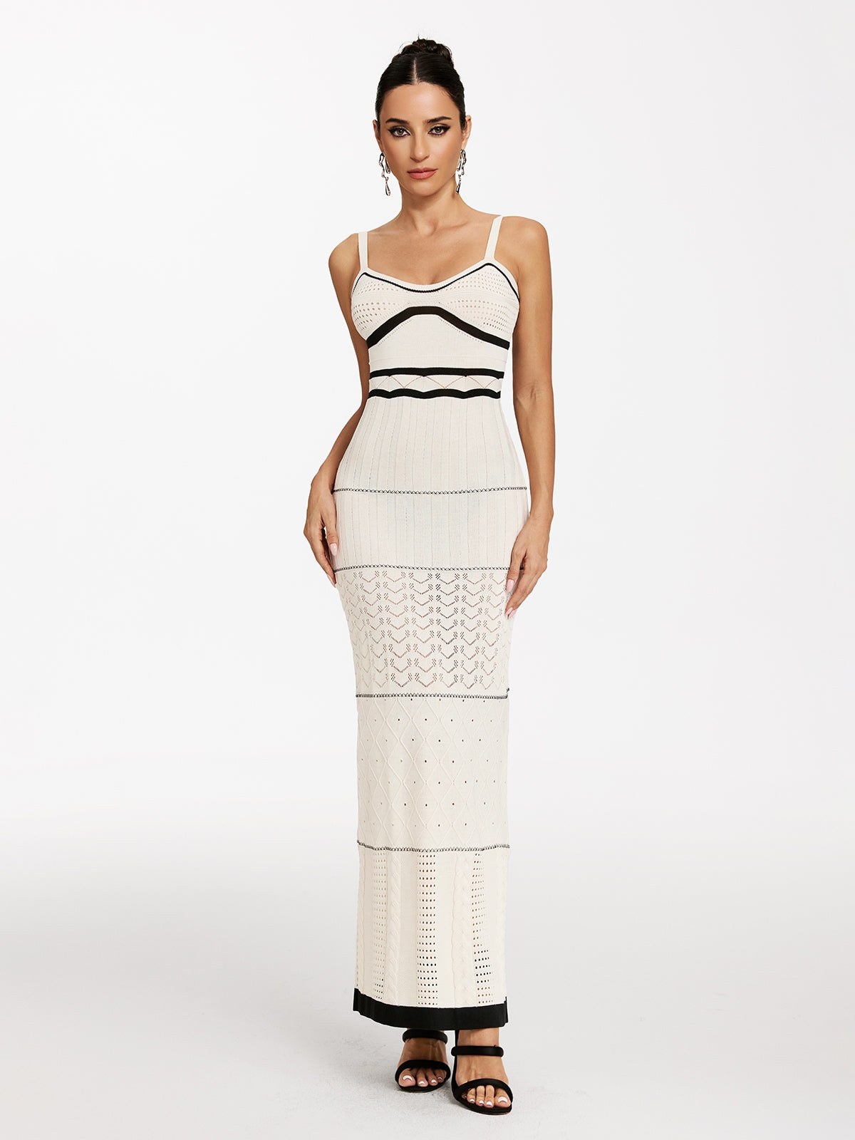 Makara Spaghetti Knitted Maxi Dress