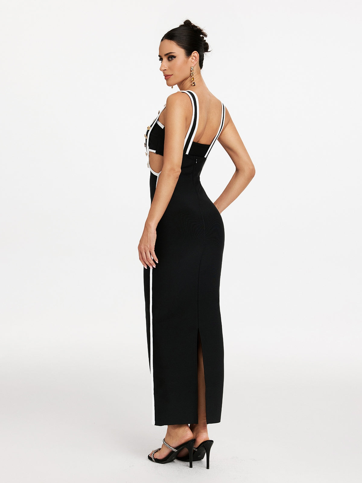 Makram Flower Bandage Skirt Set