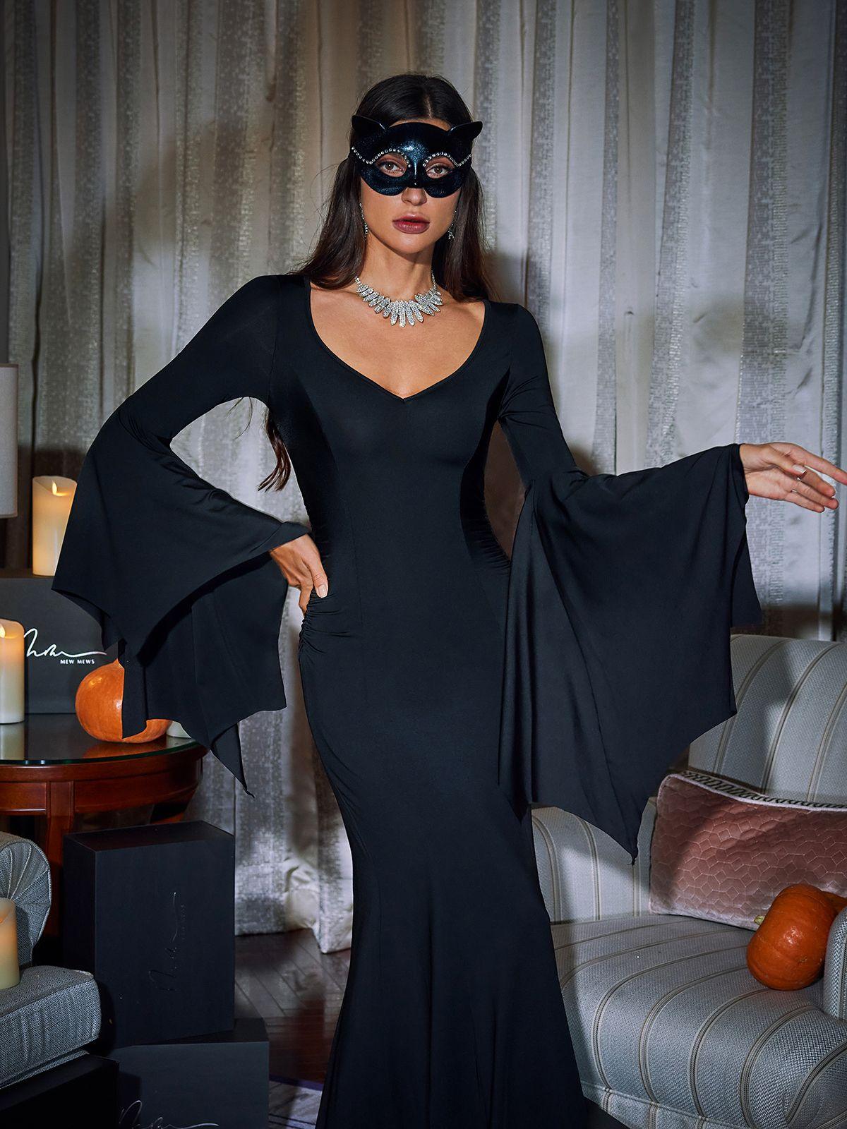 Mavis Bat Wing Sleeve Maxi Dress