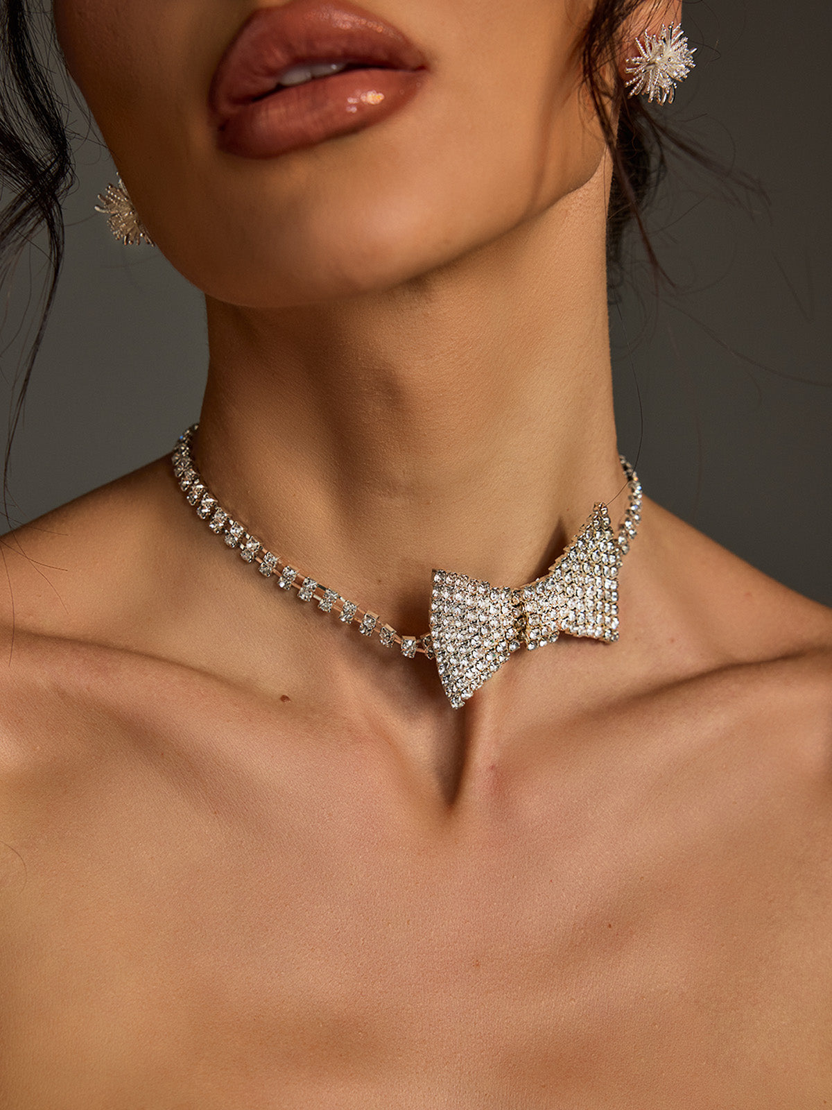 Melrose Bow Crystal Choker