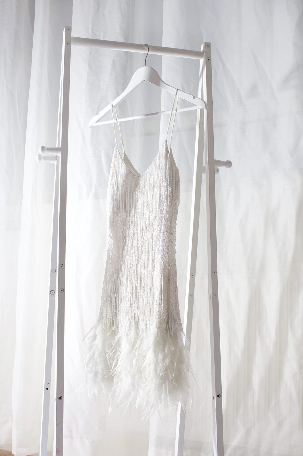 LOTTIE TEAL DRESS-WHITE
