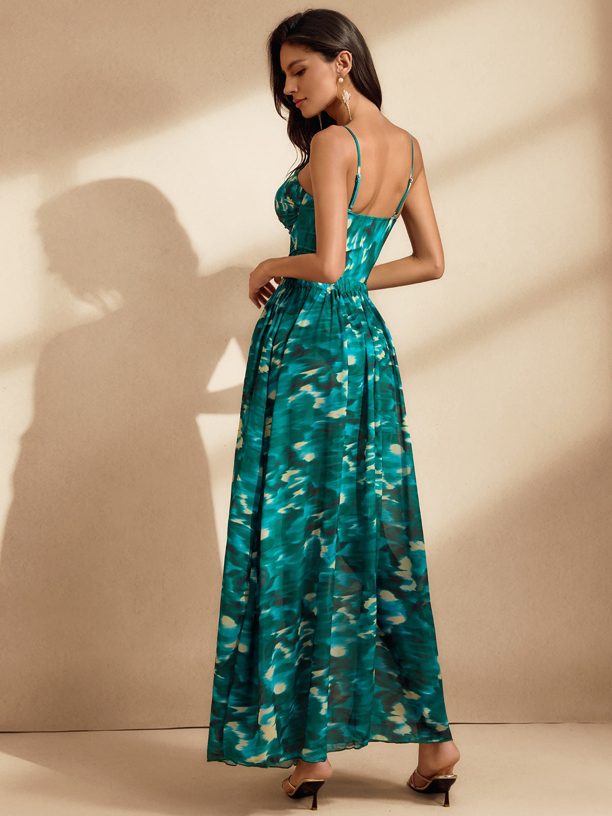 Niccele Printed Swimwear Two Piece Set