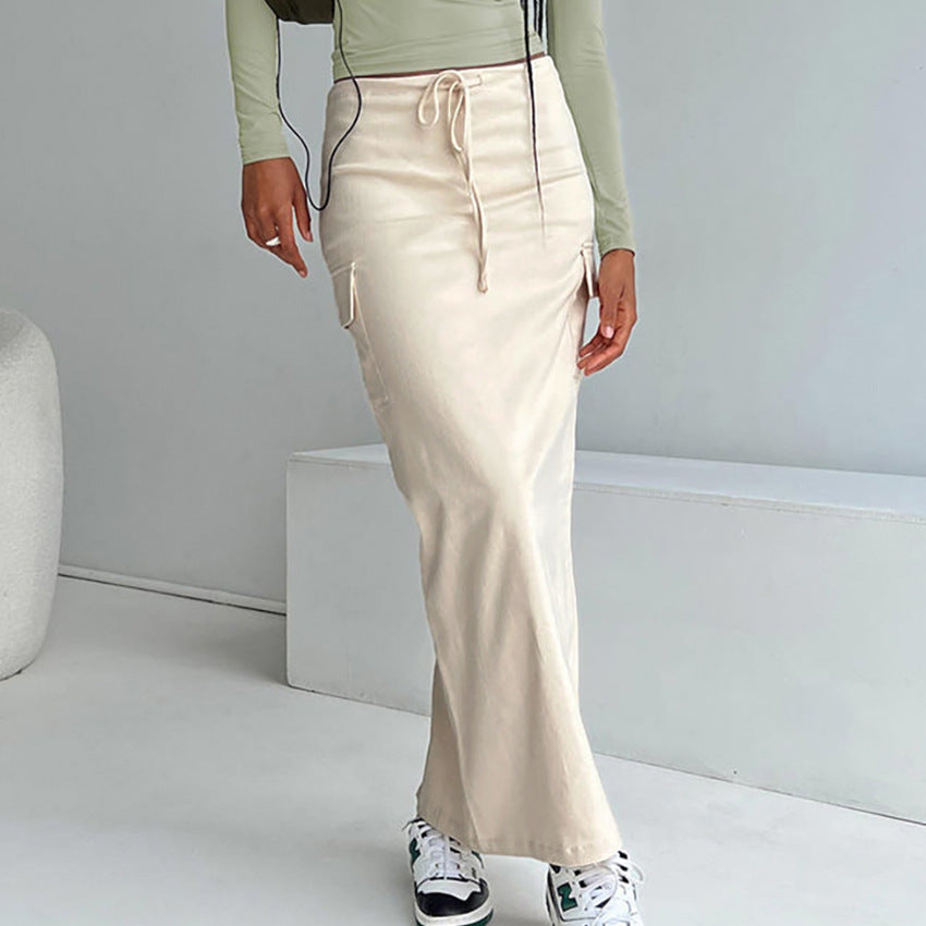 Tied High Waist Skirt