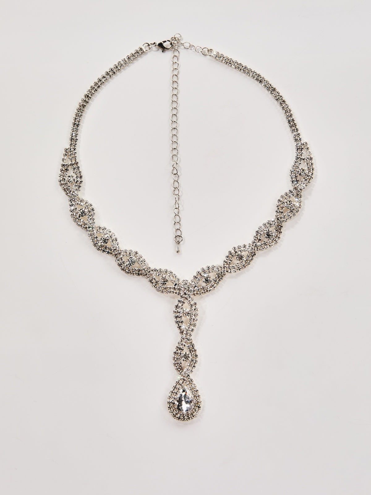 Oexelle Teardrop Crystal Necklace Set