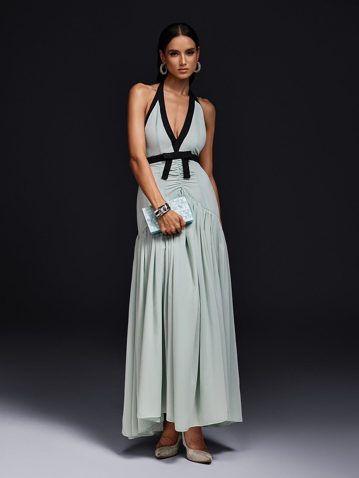 Oluremi Backless Maxi Dress