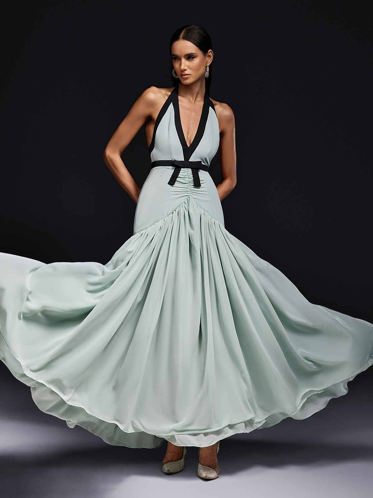 Oluremi Backless Maxi Dress
