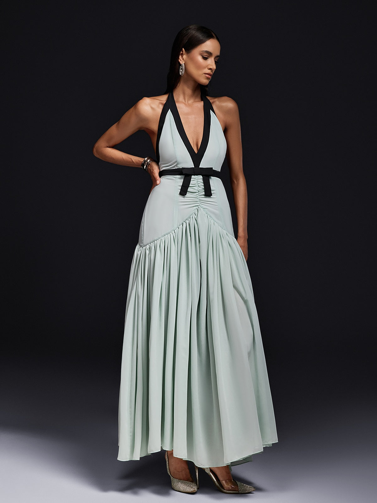 Oluremi Backless Maxi Dress