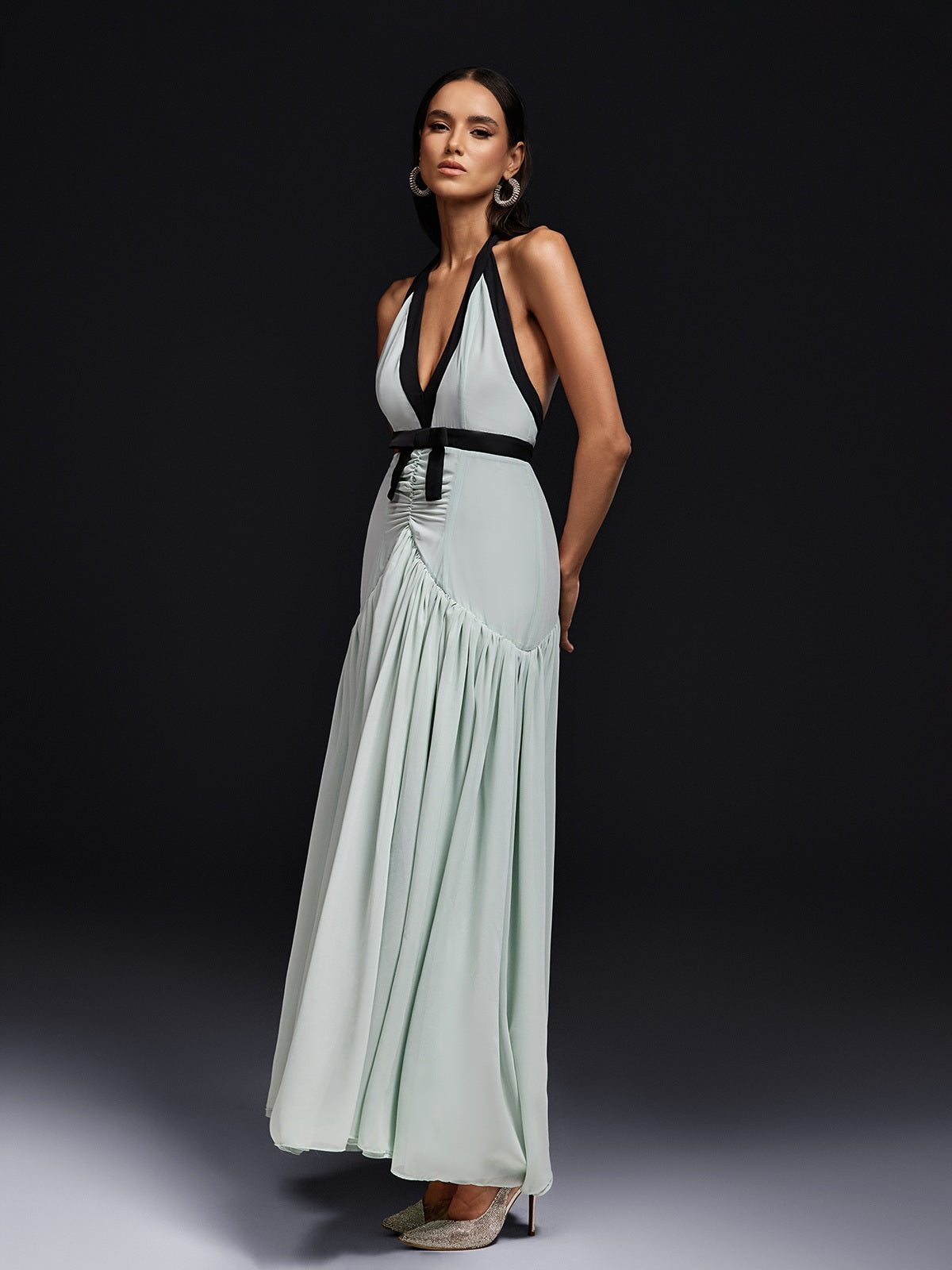 Oluremi Backless Maxi Dress