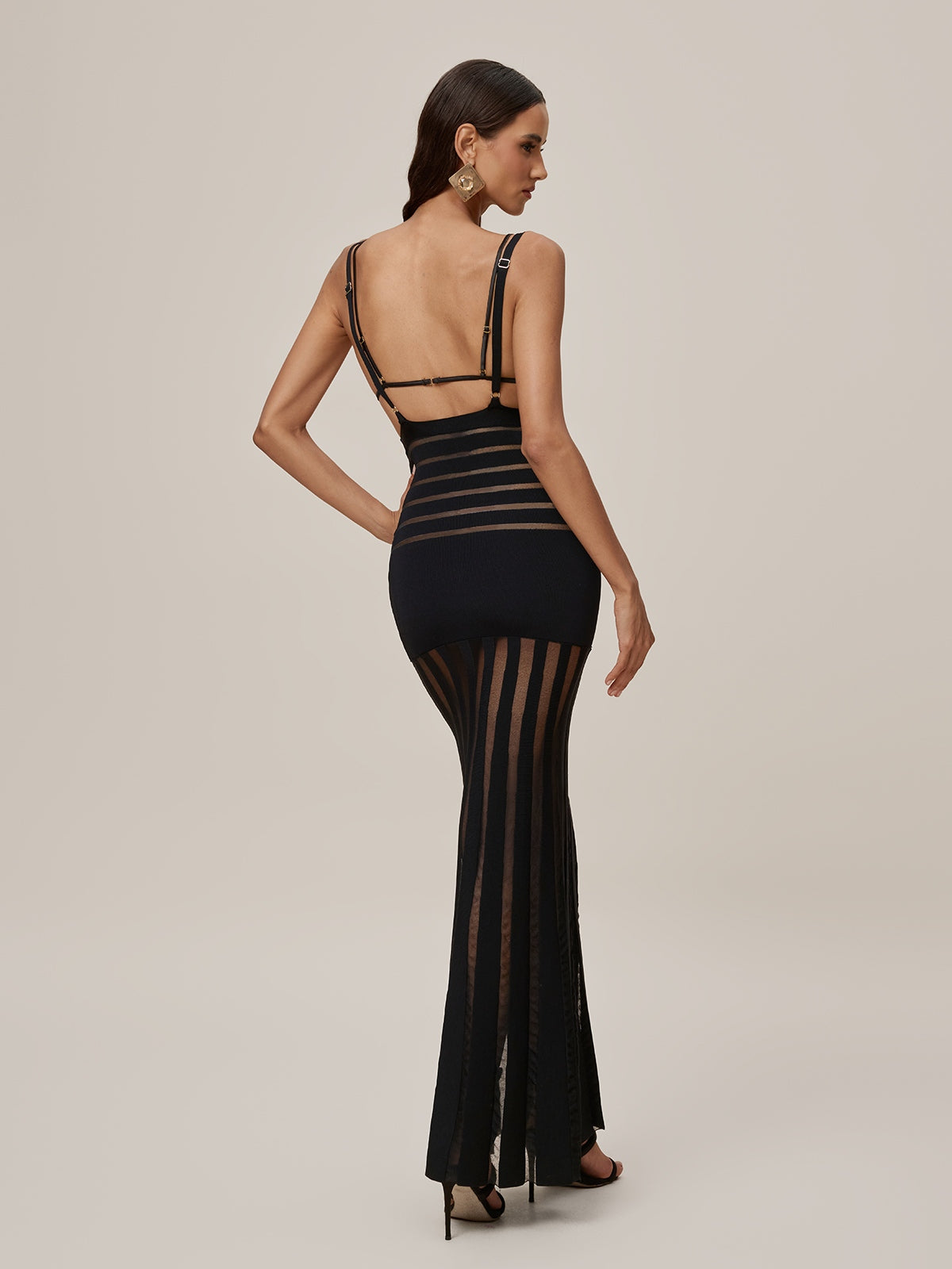 Onaona Plunge Neck Dress Set