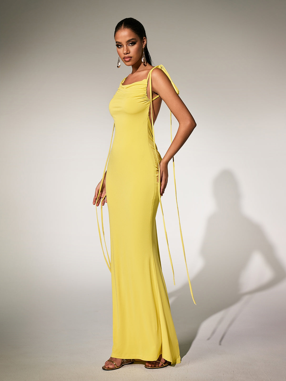 Paratyl Backless Maxi Dress