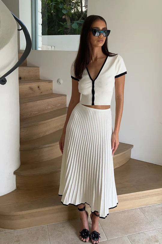 Chic Zena Knit Slim Fit High Waist Dress