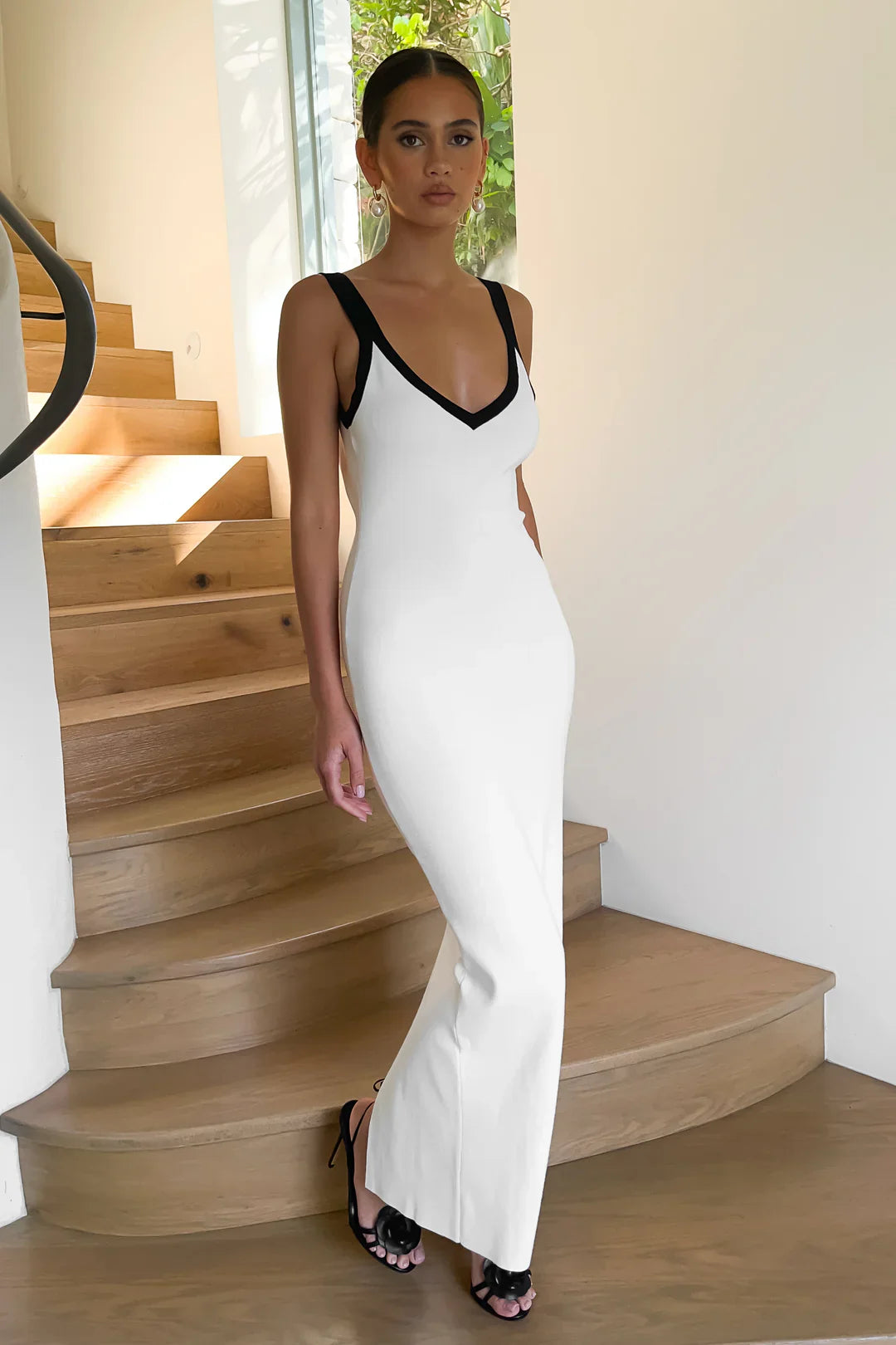 Vacy Knitted Split Dress