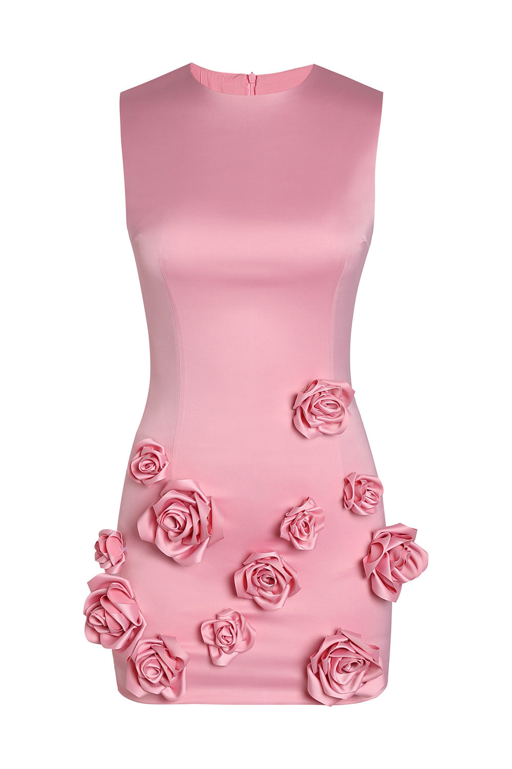 Dereka Sleeveless Flower Valentine Dress