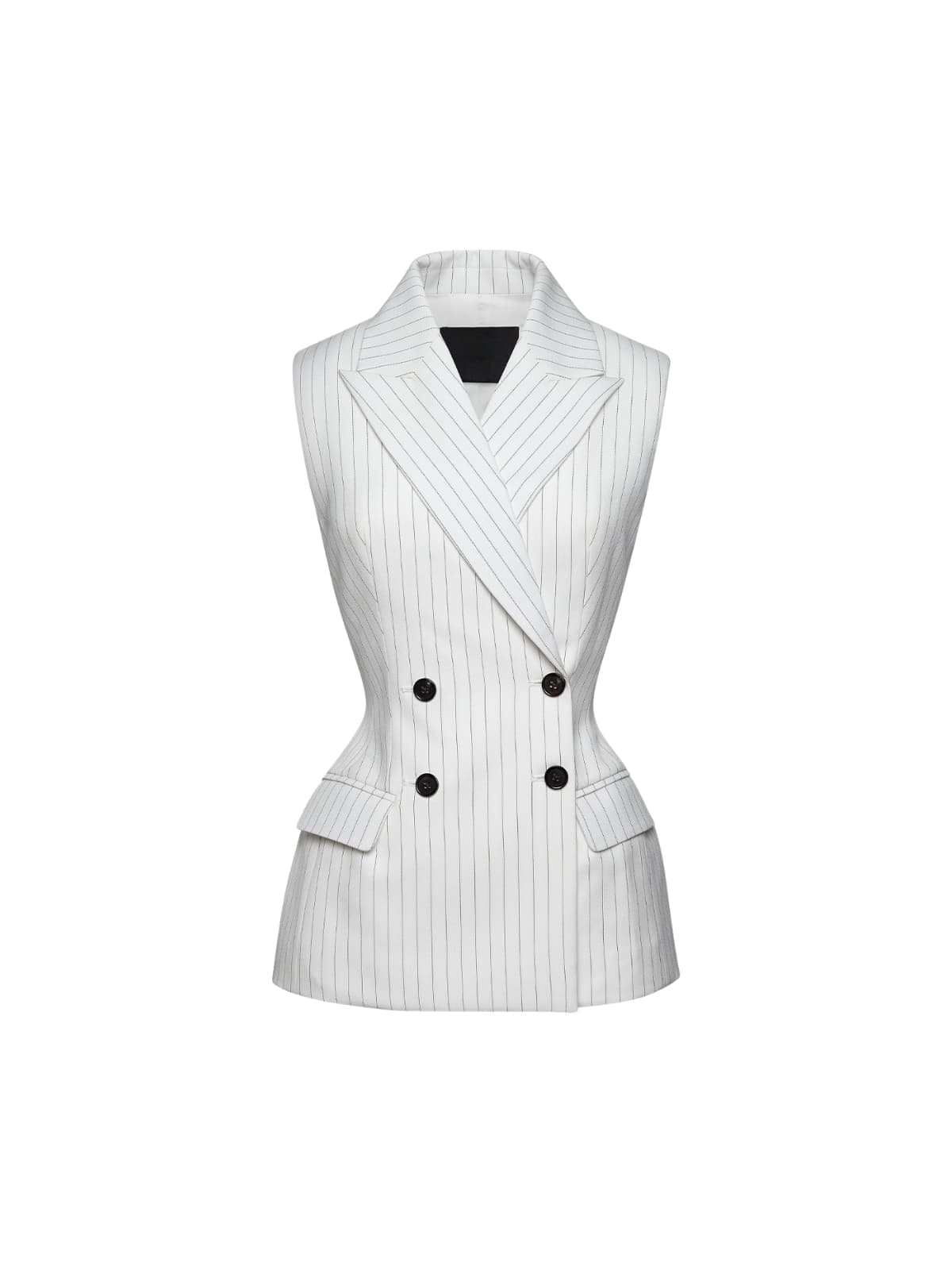 Plthrion Button Up Stripe Blazer