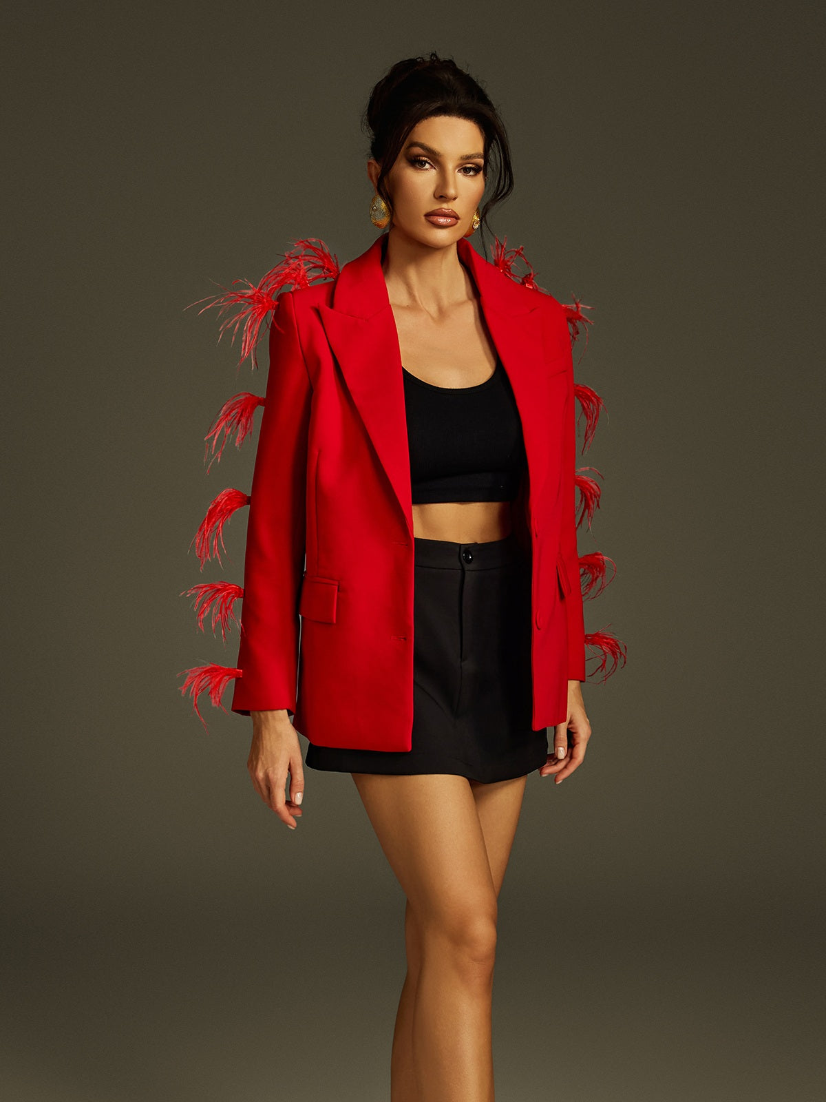 Quantum Feather Blazer