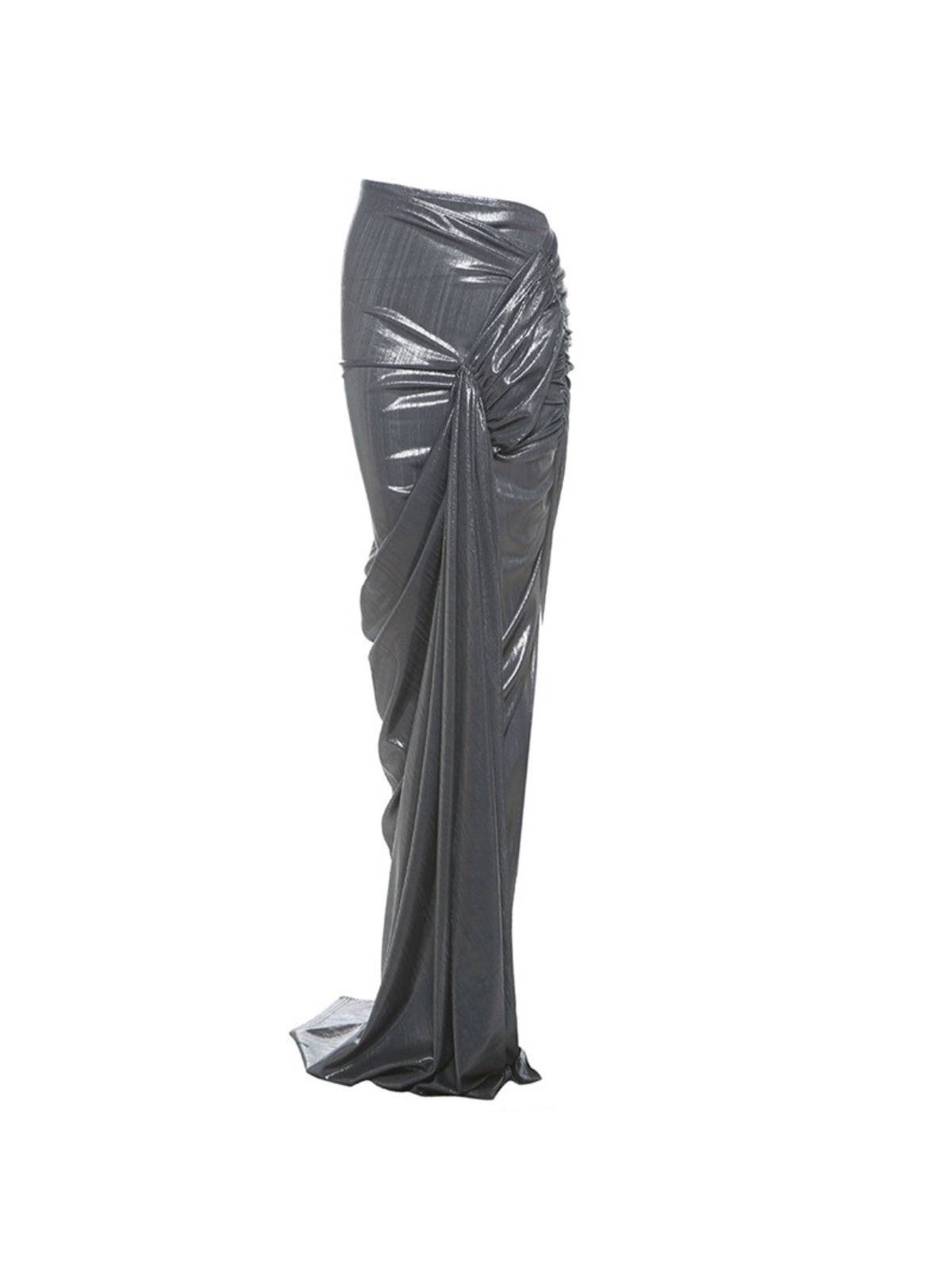 Qyrixon Split Ruched Skirt