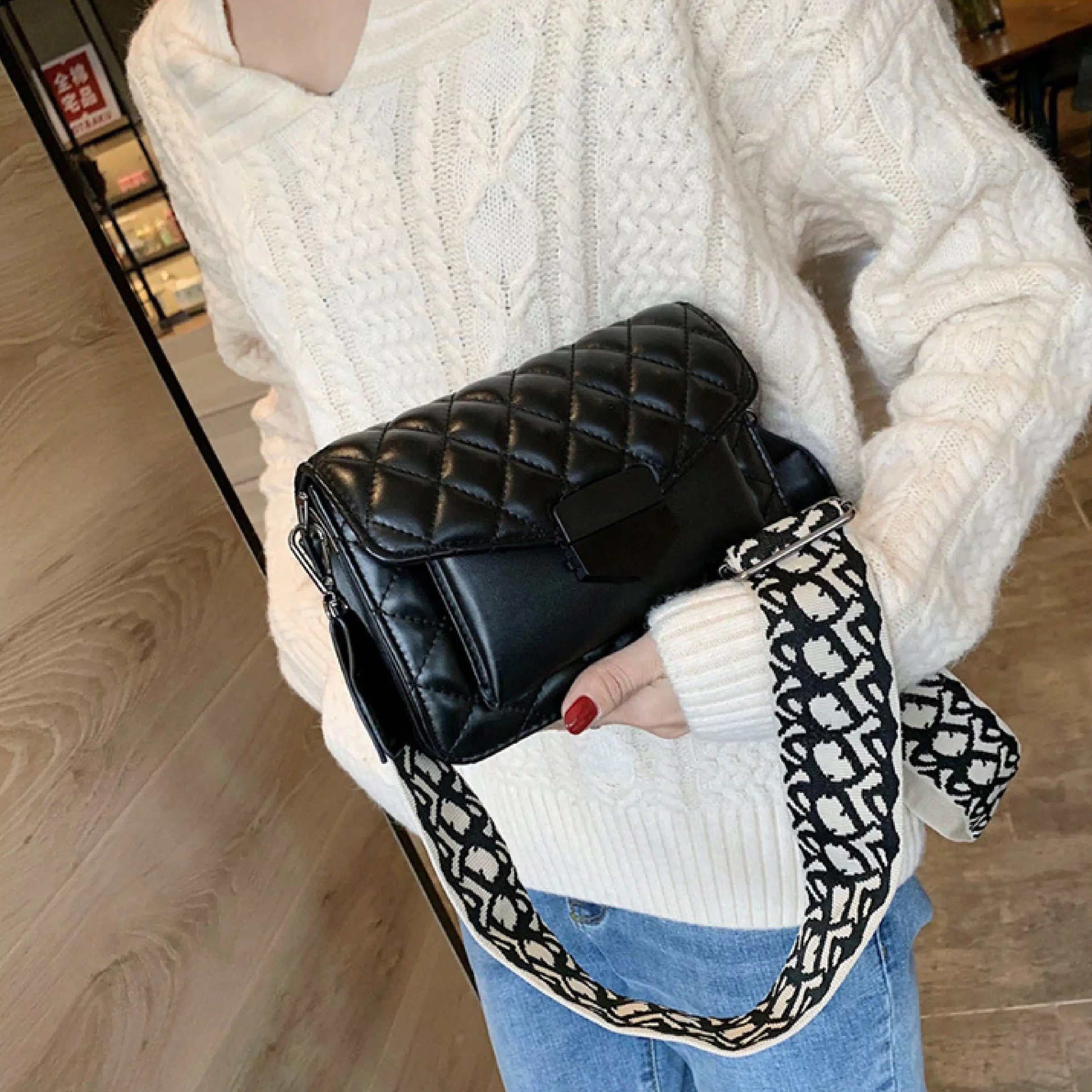 Kathryn - Quilted Crossbody Bag