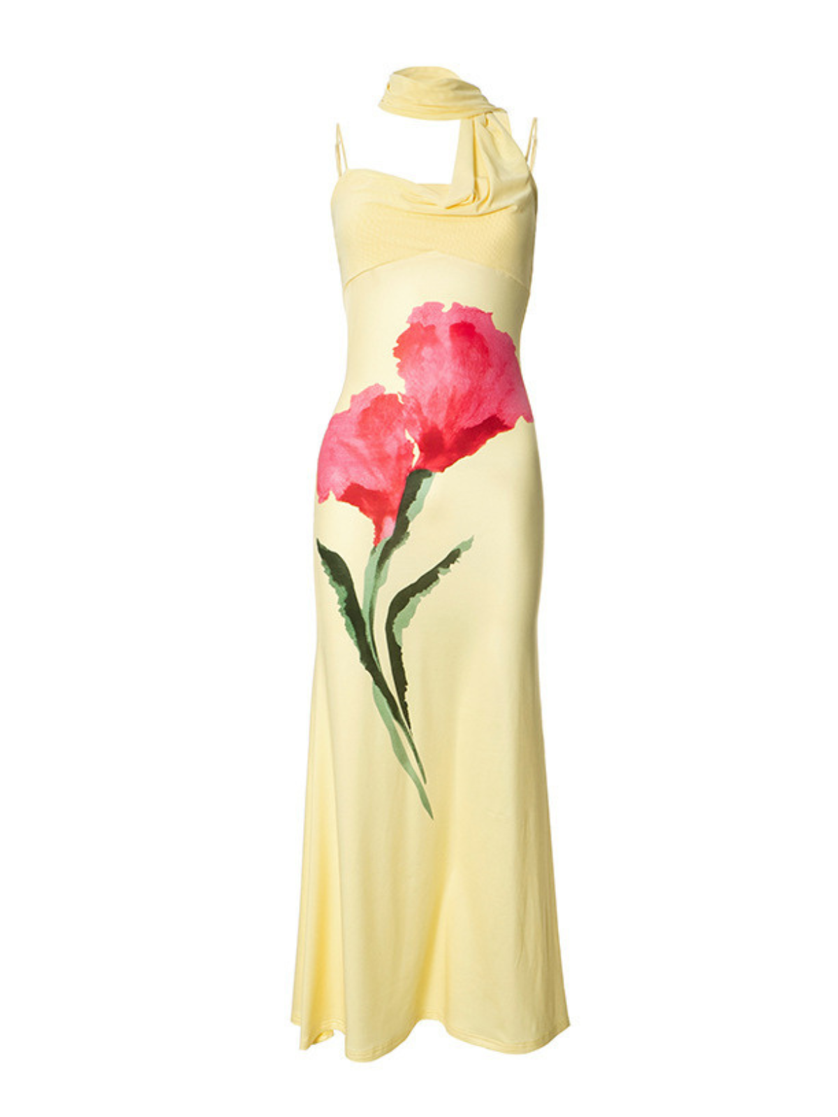 Rhodri Floral Scarf Maxi Dress