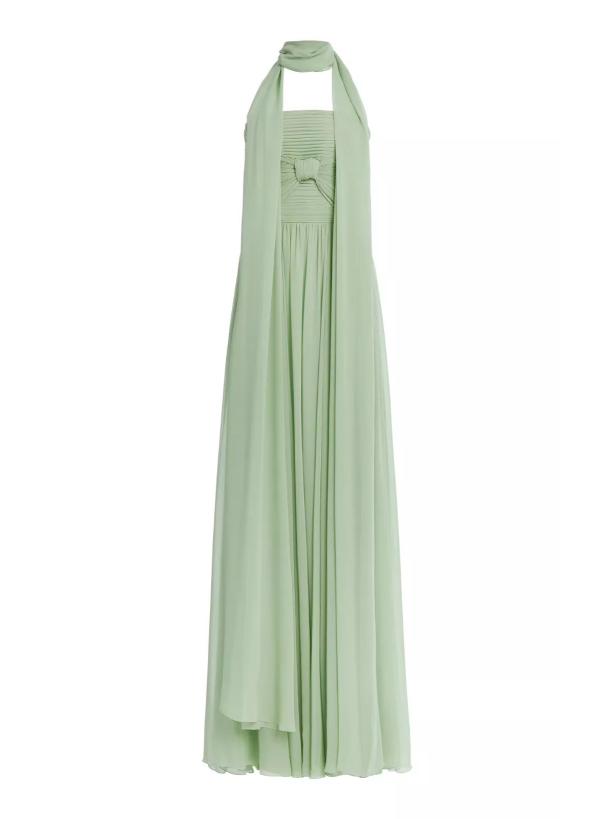 Ridha Ruched Scarf Maxi Dress