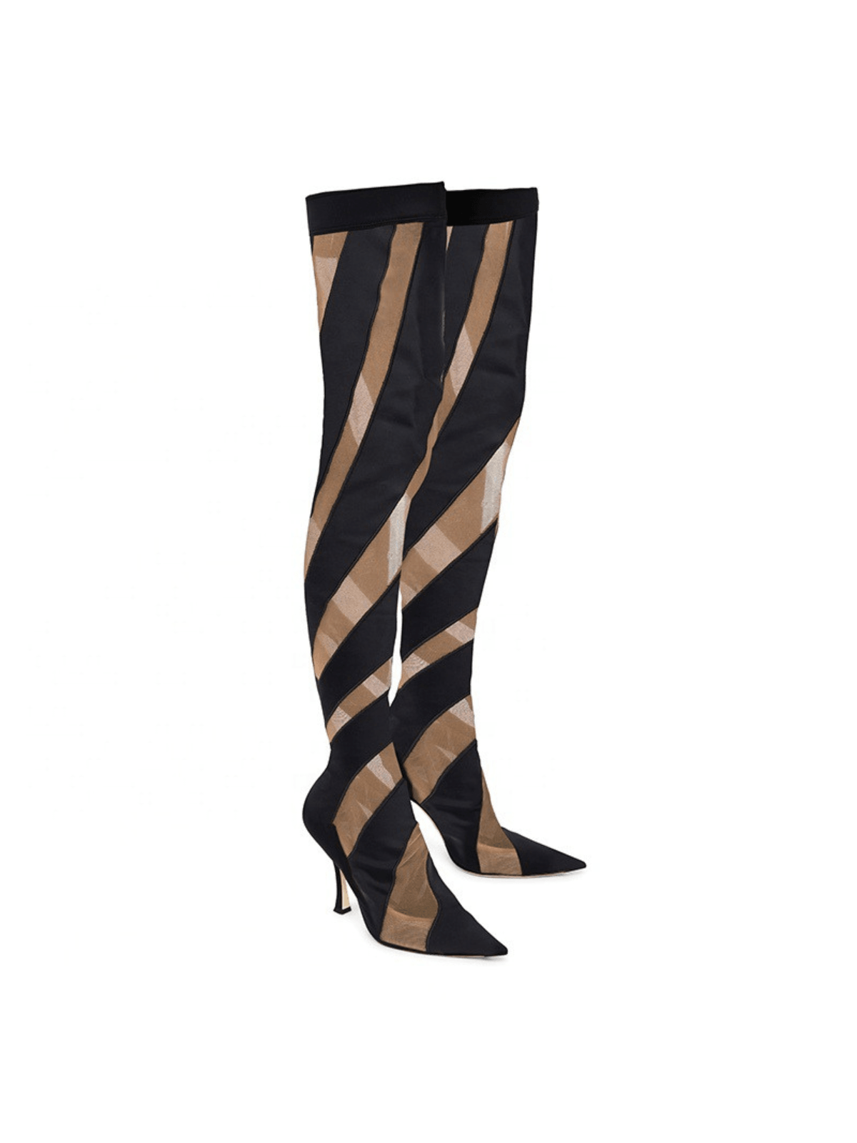 Rosabel Stripe Bandage Boots