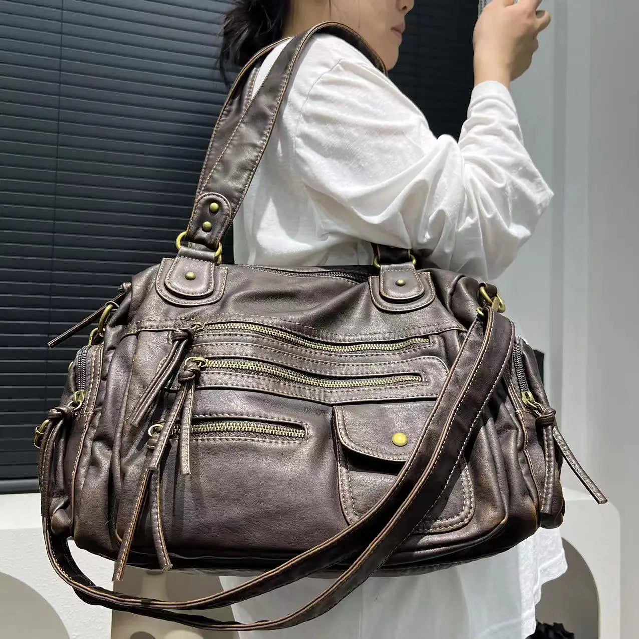 Brenda - Shoulder Satchel Bag