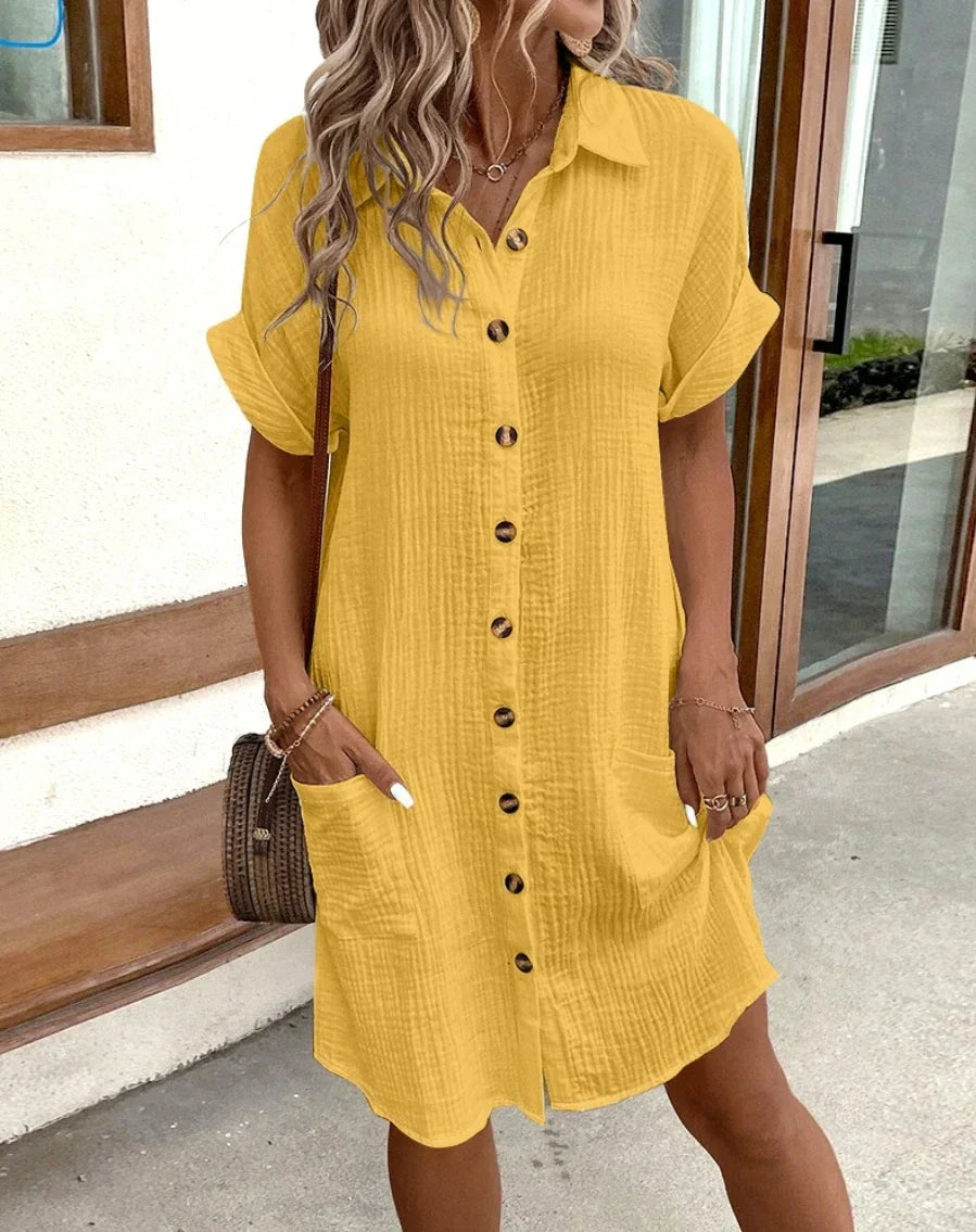 Serenity - Cotton Mini Dress