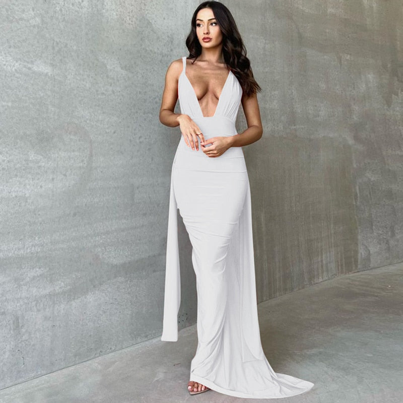Selika Backless Multi-Way Gown Dress