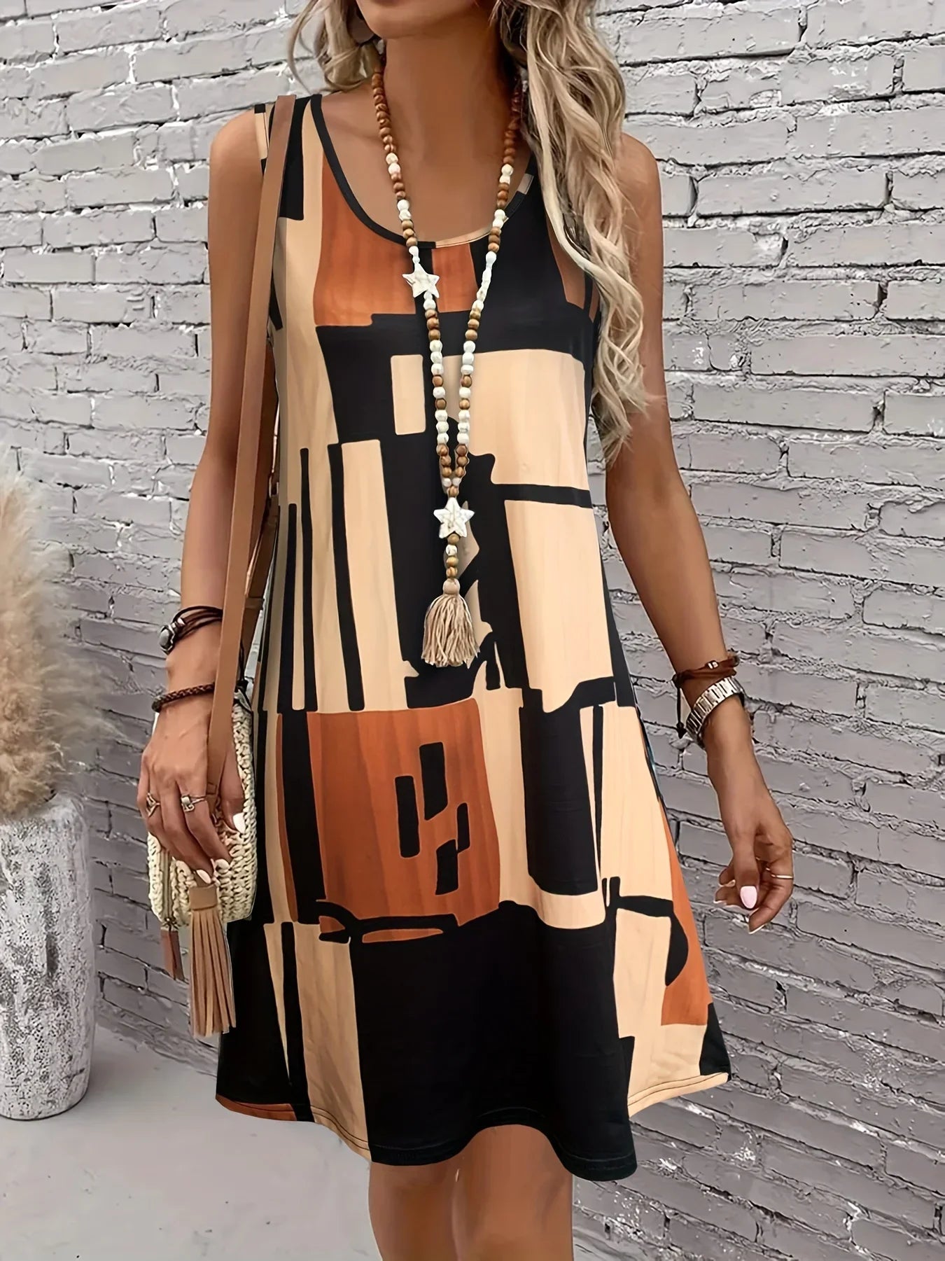 Aria - Sleeveless A-Line Dress
